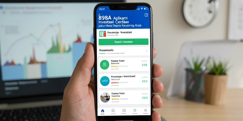Tampilan antarmuka aplikasi Investasi 898A yang intuitif dan menarik.