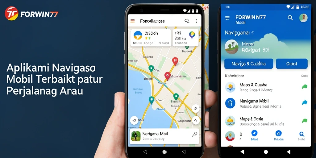 Antarmuka user-friendly FORWIN77 dengan navigasi mobil yang intuitif.