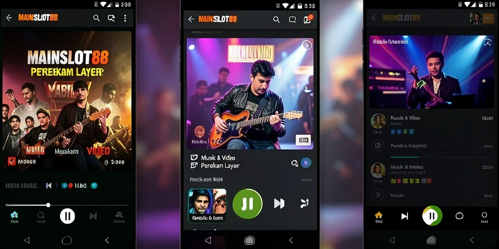 Antarmuka utama MAINSLOT88 dengan fungsi Perekam Layar yang sederhana.