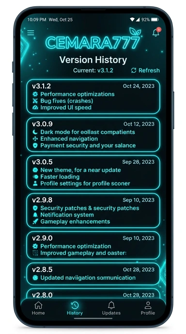 Riwayat Versi cemara777 untuk Pengguna Android